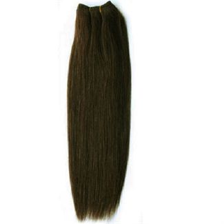 Äkta hårträns 60 cm Mörkbrun #2