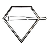 SOHO® Pyramid Metalhårspänne -  Silver