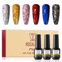 ROSALIND Glitter Gel Polish / Nagellack (RAI-JLTC6-10)