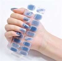 Semi Cured Gel Nail Stickers / Självhäftande nagellack - Starry Ocean (JK-262)