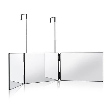 UNIQ Sammenklappbart Sminke Speil med Oppheng - 3-delt Hengende Speil