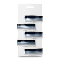 Klassiska hårnålar, 6 cm, blandade färger, 25-pack