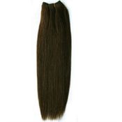 Äkta hårträns 50 cm Mörkbrun 2#