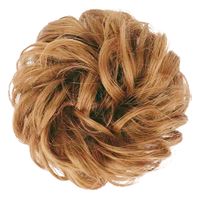 Messy Bun Hårsnodd med lockigt konstgjordt hår - 27/613 Gylden Brun/Blond