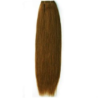 Äkta hårträns 60 cm Rödbrun 30#
