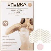 Brösttejp - Bye Bra Push-Up Tape - Stl. F & H + Satin Nipple Covers