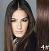 hair extension weft redbrown