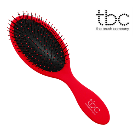 TBC® The Wet/Dry Brush hårborste - Röd