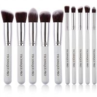 Technique PRO Makeupborstar, Silver edition – 10-pack