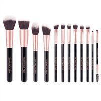 Technique PRO Rose Crush Sminkborsteset - 12 sminkborstar