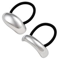 SOHO Nova Hårsnoddar, 2 st - Silver