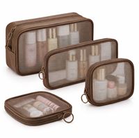 UNIQ Dalton Kosmetikväskor, 4 st - Brun