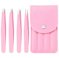 UNIQ Travel Tweezer Pincett Set - Pink