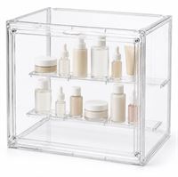 UNIQ Vimal Beauty Display Organizer med Dörr - Transparent
