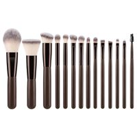 Technique PRO Cocoa Sminkborstset - 14 sminkborstar