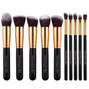 Technique PRO Makeupborstar, Gold edition, 10-pack