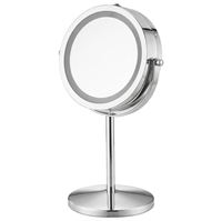 UNIQ Sminkspegel med LED-ljus, 5x förstoring – Large Deluxe