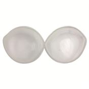 Ovala BH-inlägg i Clear silikon, 2-pack, 135 gram