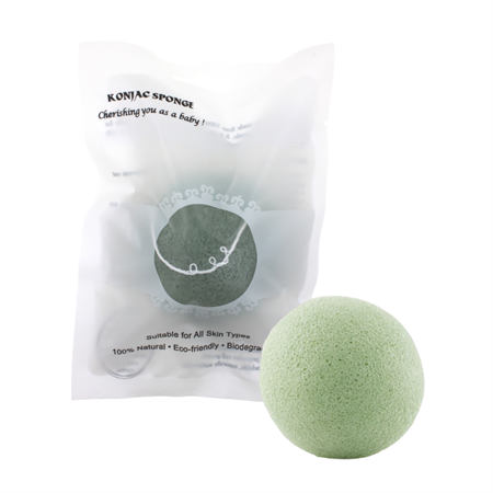 Konjac Sponge (till ansiktet) - Grönt Te