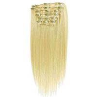 Clip On Löshår, 40 cm #613 Ljusblond