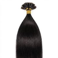 Hot Fusion Hair extensions 50 cm, Black #1