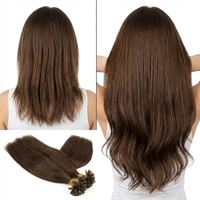 Hot Fusion Hair extensions 60 cm, Brun #4