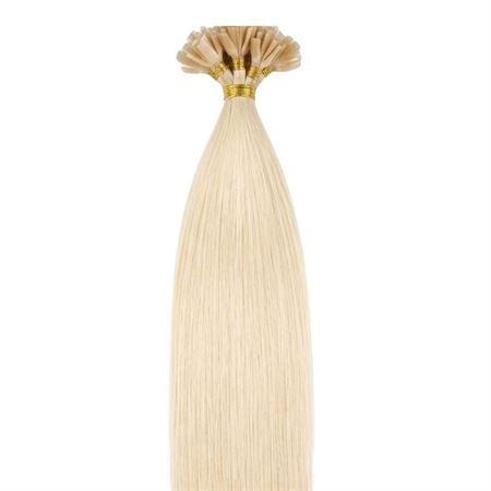Hot Fusion Hair Extensions U-tip Remy 60 cm, blond #613