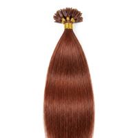 Hot Fusion Hair extensions 50 cm, 30# rödbrun