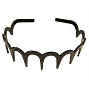 SOHO ZigZag Diadem, svart