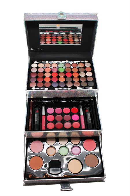 Miss Young Makeup Kit Väska - Silver (MC1205)