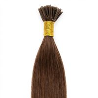 Cold Fusion Extensions I-tip Remy-hår 60 cm, Rödbrun #30, 100-pack