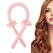 Heatless Hair Curlers - Få vackra lockar utan värme - Rosa