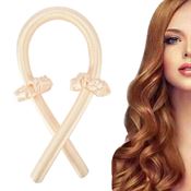 Heatless Hair Curlers - Få vackra lockar utan värme - Ljusbeige