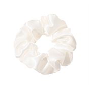 SOHO Satin Scrunchie - Vit