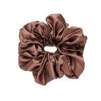 SOHO Riva XL Scrunchie - Mörkbrun