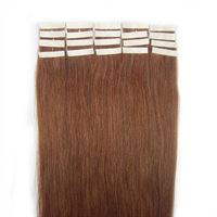60 cm Hårförlängning Tejp Rödbrun 30# 