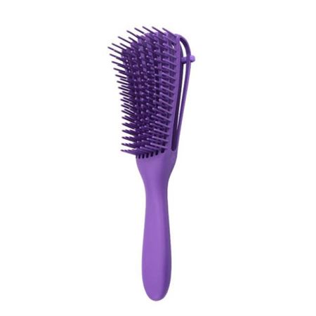 Curved Flex Hairbrush - Lila