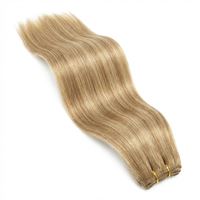 Äkta hårträns 50 cm Mellanblond 27#