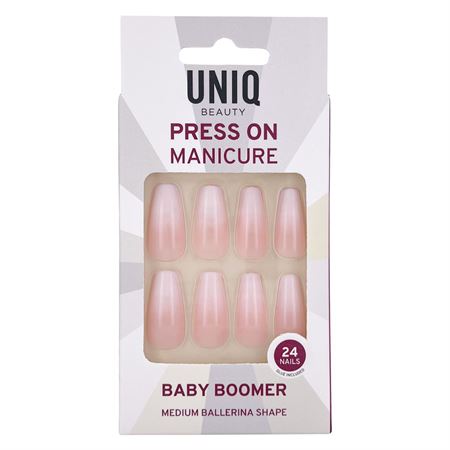 UNIQ Press On Naglar med Lim - Baby Boomer