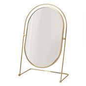 UNIQ Oval Lux Bordsspegel – Guld