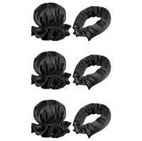 SOHO Heatless Flexi Rod Buns - Svart | Få vackra lockar utan värme