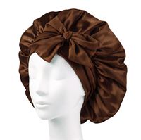 SOHO Makena Satin Bonnet - Brun