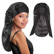 SOHO Kayin Satin Bonnet - Svart