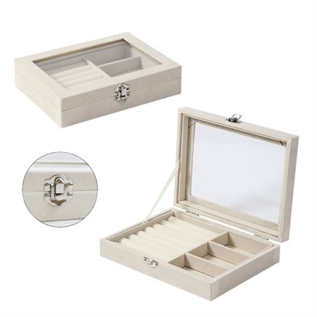 UNIQ Velvet Touch Smyckeskrin - Beige