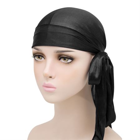 SOHO Silky Satin Durag - Svart