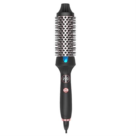 Volumizing Thermal Heated Round Brush - 38 MM | Snabb Styling & Volym för Rakt och Vågigt Hår
