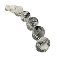 SOHO Abrina Banana Hårspänne - Grey marble