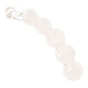 SOHO Abrina Banana Hårspänne - White Marble