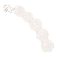 SOHO Abrina Banana Hårspänne - White Marble