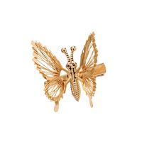 Chris Rubin Butterfly Hair Clip - Guld